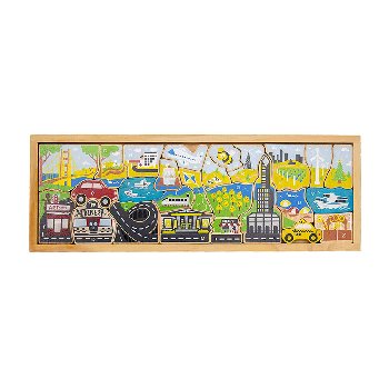 City A to Z Puzzle & Playset
