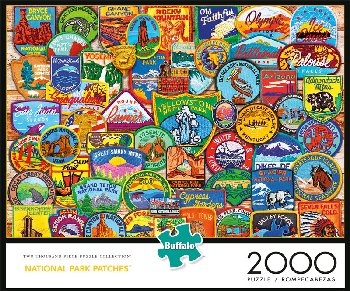 National Park Patches Puzzle (2000 pieces)