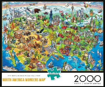 North America Wonders Puzzle (2000 pieces)