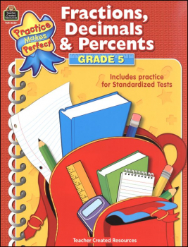 Fractions, Decimals & Percents Grade 5 (Practice Makes Perfect)
