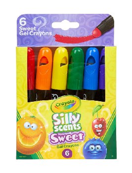Crayola Silly Scents Gel Crayons: Sweet (6 count)