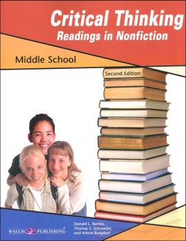 Critical Thinking: Readings in Nonfiction Middle School Student and Key