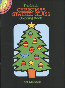 Little Christmas Stained Glass Coloring Book