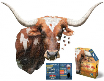 I AM Longhorn Puzzle 550 Pieces (Madd Capp Puzzles)
