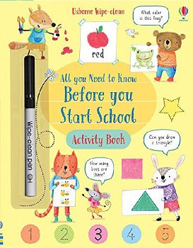 Before You Start School Wipe-Clean Activity Book