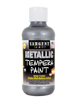 Metallic Tempera Paint 8 oz. Silver
