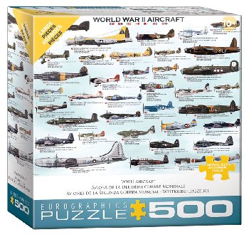 WWII Aircraft Puzzle - 500 pieces