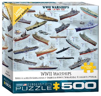 WWII Warships Puzzle - 500 Pieces