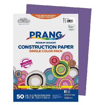 Prang Construction Paper Violet 9"x12"