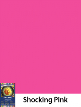 Construction Paper Fade-Resistant 9" x 12" Shocking Pink