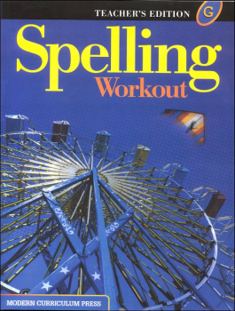 Spelling Workout 2001 Level G Teacher Edition