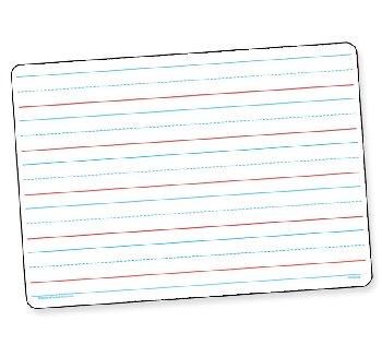 Double-Sided Writing Dry Erase Board (Single)