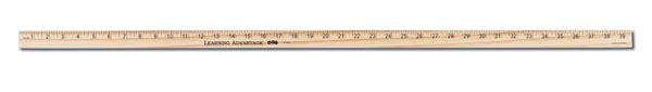 Meter Stick - Hardwood, 5 mm Thick with Plain Ends