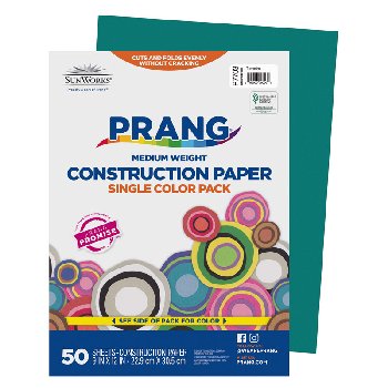 Prang Construction Paper Turquoise 9"x12"