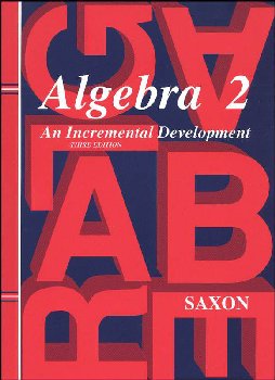 Saxon Algebra 2 Student Text Only 3ED