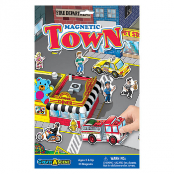 Town Magnetic Playset