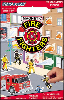 Fire Fighters Magnetic Playset