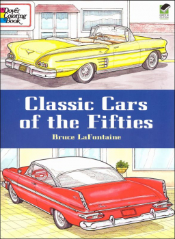 Classic American Cars of Fifties Coloring Book