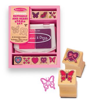 Butterfly and Heart Stamp Set