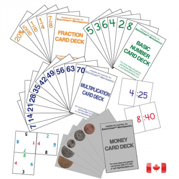 Cards Only (6 special decks needed for games) - Canadian