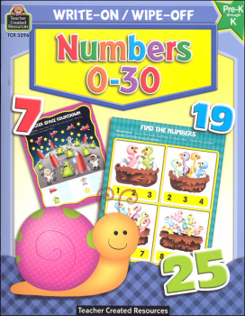 Numbers 0-30 (Write-On/Wipe-Off)
