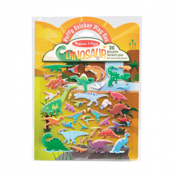Reusable Puffy Sticker Play Set: Dinosaurs