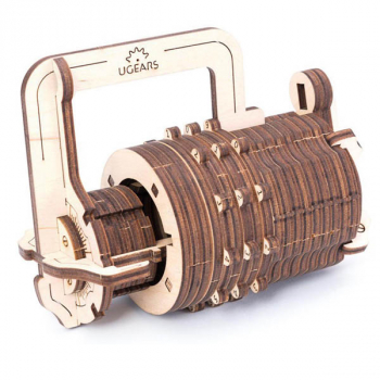 Ugears 3D Wooden Mechanical Model Combination Lock