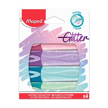 Fluo Peps Glitter Highlighter (pack of 4)