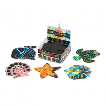 Scratch Art Ocean Mini Notes