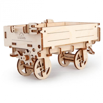 Ugears 3D Wooden Mechanical Model Trailer for Tractor