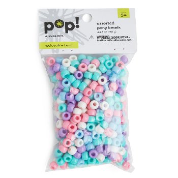 Pony Beads - Pastel (9mm)