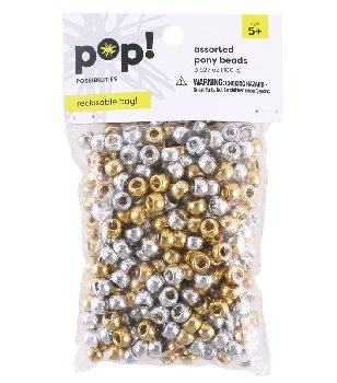 Pony Metallic Beads (3.5 oz)