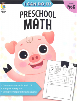 I Can Do It! Preschool Math