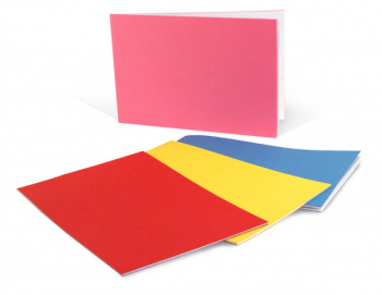 Bright Blank Books Assorted Colors (5.5" x 8.5") Horizontal, Pack of 10