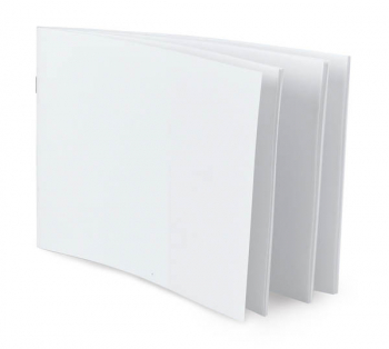 White Blank Books (5.5" x 8.5") Horizontal - Pack of 10