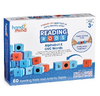 Reading Rods Alphabet & CVC Words Set