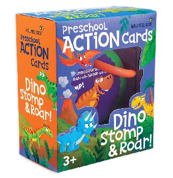 Dino Stomp & Roar! Preschool Action Cards