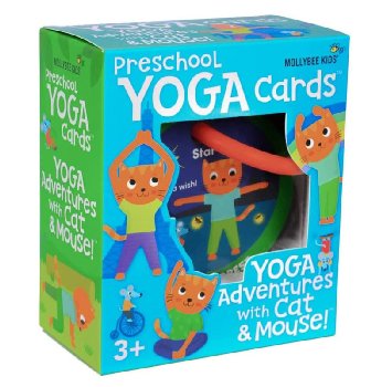 Yoga Adventures with Cat & Mouse Preschool Action Cards