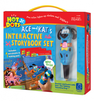 Hot Dots Jr. Interactive Storybooks (4 Books & Pen Set)