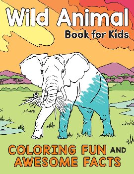 Wild Animal Book for Kids Coloring Book