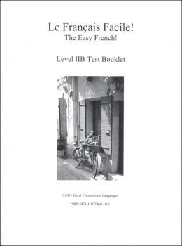 Easy French Level 2B Test Booklet
