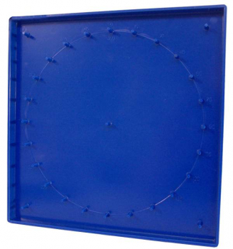 Geoboard 8" 7x7 pin double-sided w/ rbr bds