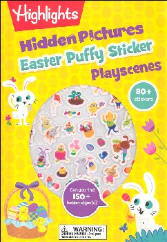 Easter Hidden Pictures Puffy Sticker Playscenes