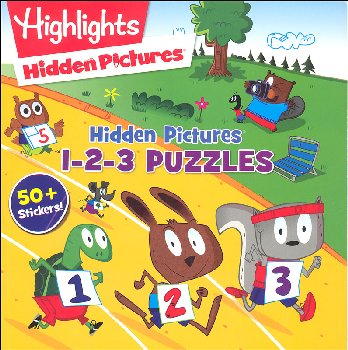 Hidden Pictures 1-2-3 Puzzles