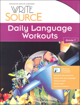 Write Source (2012 Edition) Grade 7 Daily Language Workouts