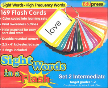 Sight Words in a Flash Flashcards Set 2