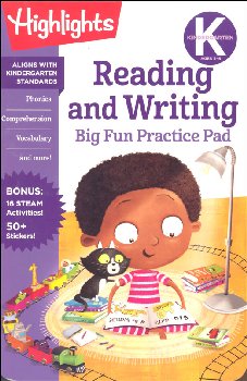 Kindergarten Reading and Writing Big Fun Practice Pad