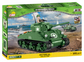 COBI Panzer Sherman Firefly Konstruktionsbausteine WW2 Spielfiguren 500 Teile 