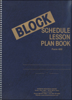 block scheduling lesson planner