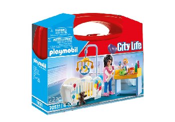 lineær sæt ind Mesterskab Nursery Carry Case (City Life) | Playmobil 